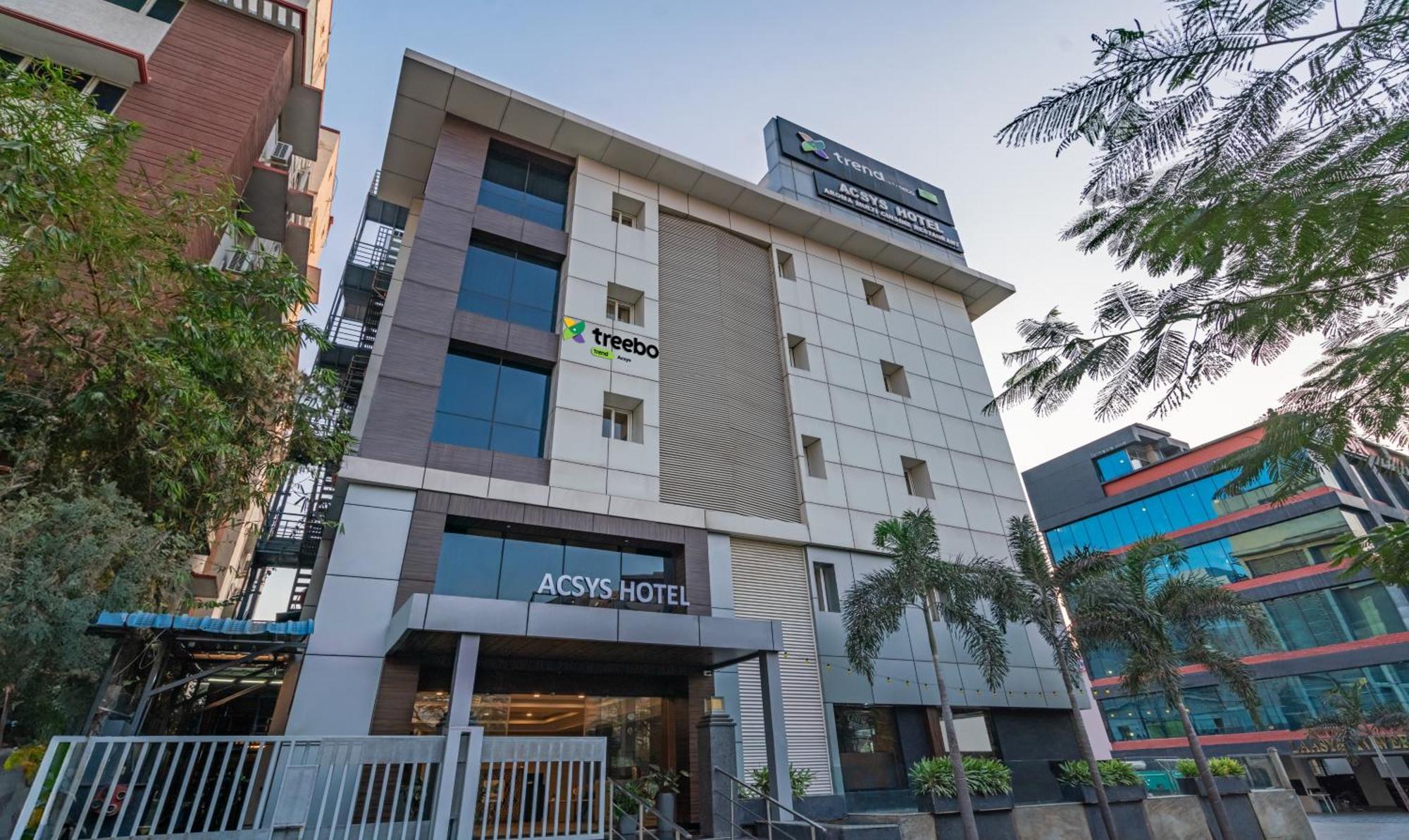 Hotel Treebo Acsys, Gachibowli Hyderabad Exterior foto